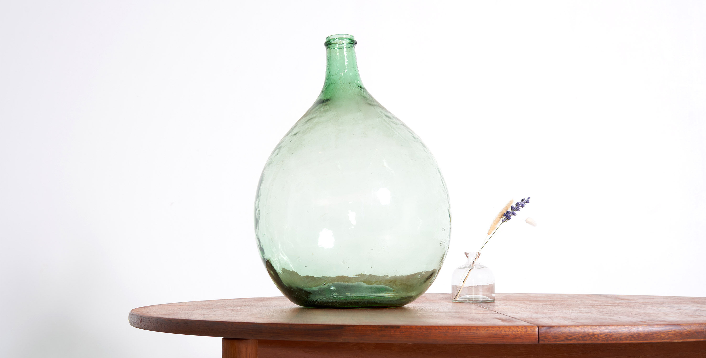 Demijohn green 20L vintage