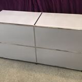 Furniture Usm Haller 4 boxes silver gray