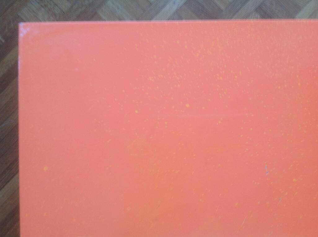 Orange coffee table Habitat model Kilo n° 1709