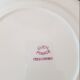 12 Gien Chambord flower dessert plates