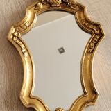 Golden mirror vase flowers 36x23