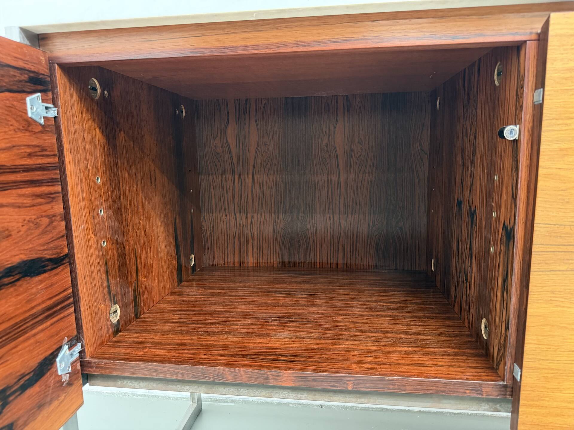 Modernist enfilade by Arno, in Rio rosewood.