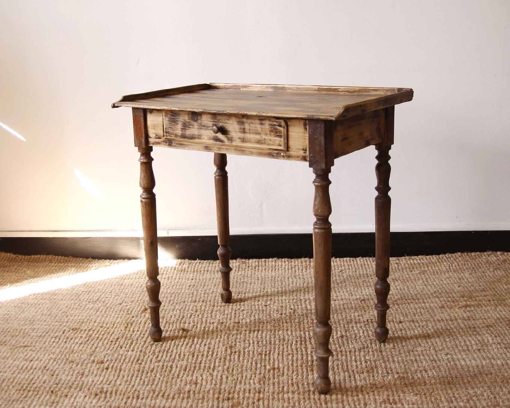 Old wooden desk
