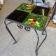 Vintage wrought iron table Vallauris