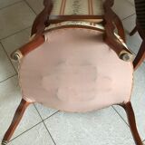 Set of 2 armchairs type cabriolet