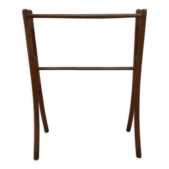 Carved wooden towel rack Art Nouveau era