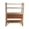 Rattan shelf