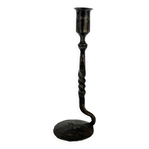 Bougeoir en fer forgé