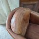 Paire de fauteuils cuir