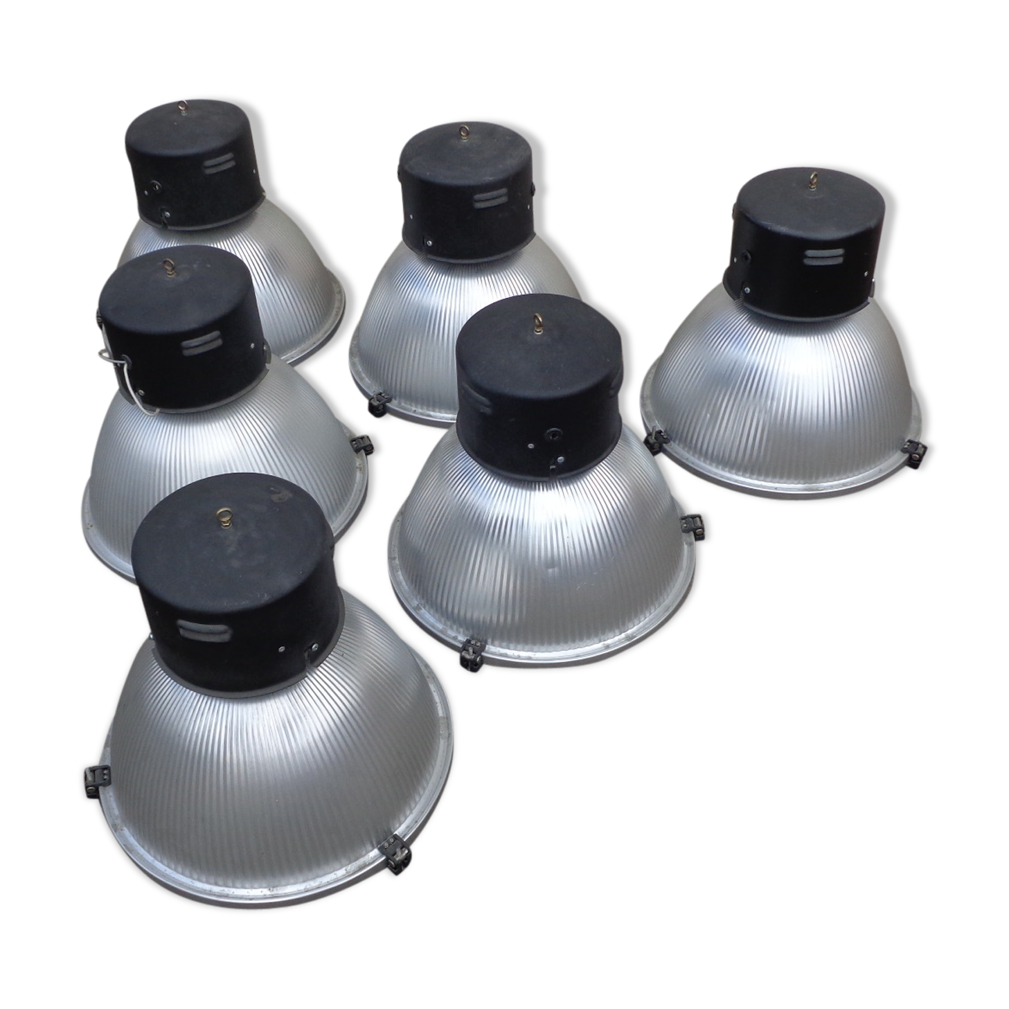 Set of 6 factory lights