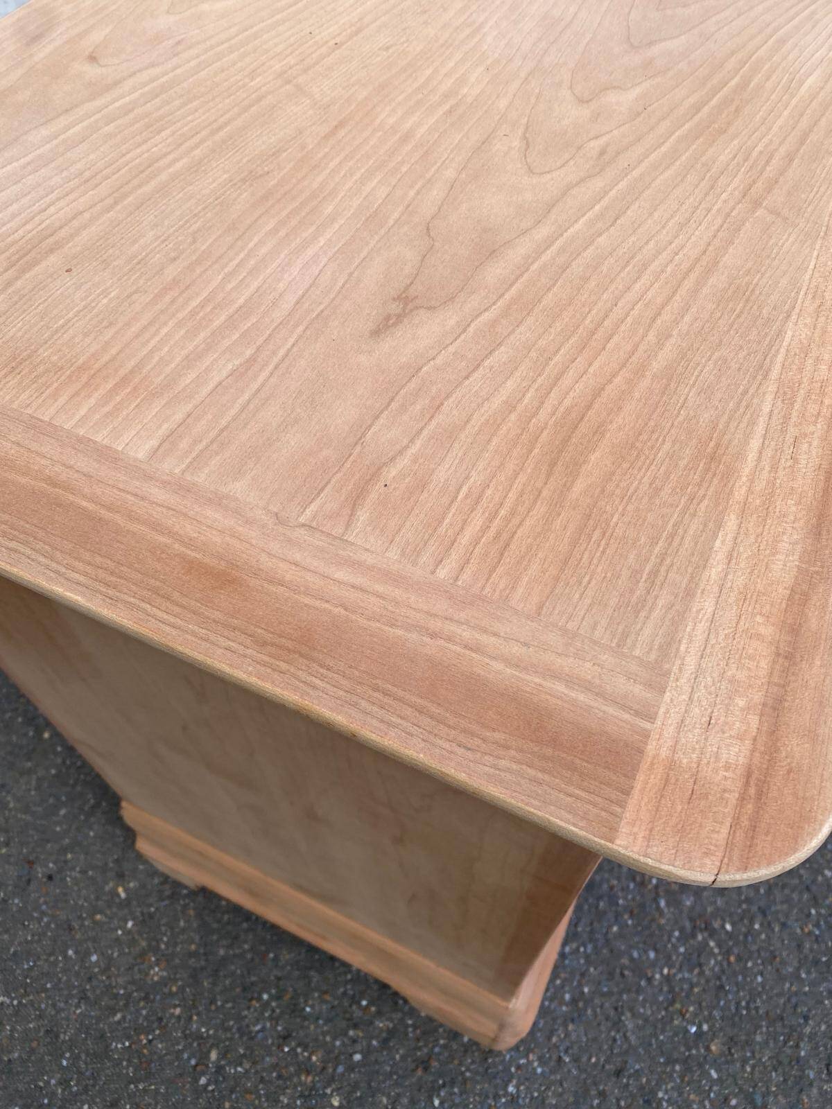 Louis Philippe rustic buffet, vintage, renovated in wood from the 1960s.