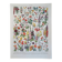 Old botanical plate "Flowers" – 1930