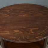 Beech pedestal table, by J. Hoffmann, Maison Thonet, Art Deco – 1930