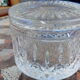 Bonbonnière en cristal taillé