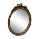 Louis XVI mirror in gold resin decorated with knots 44x62cm