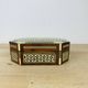Vintage mother-of-pearl marquetry jewelry box