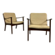2x Easy Chair Ole Wanscher model PJ112 Mahagoni Denmark 1940s