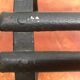 Wrought iron footrest