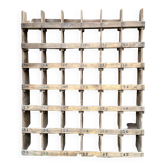 Shelf, storage unit with lockers to lean on