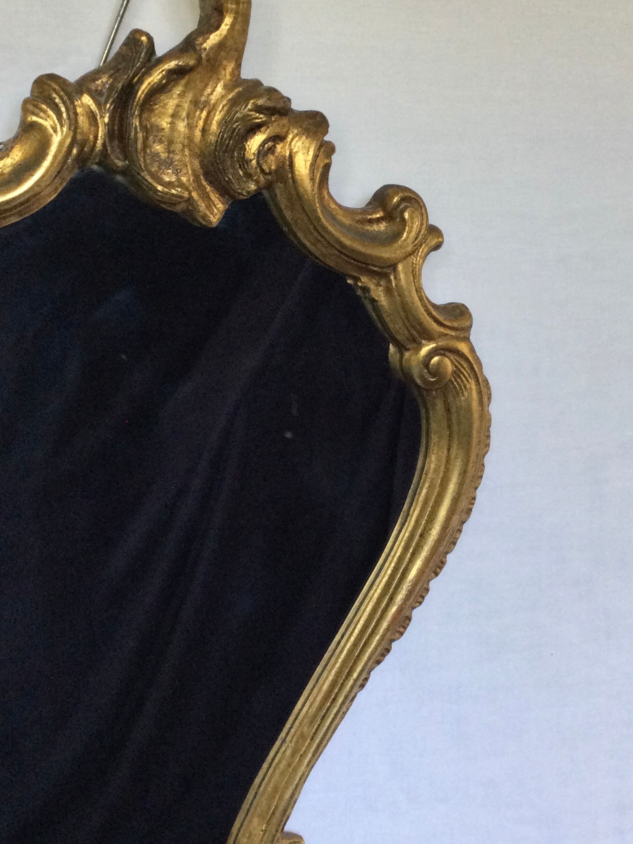 Gilded mirror Louis XV - 67x44cm