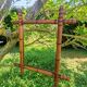 Antique wall mirror bamboo style Art Deco 1900