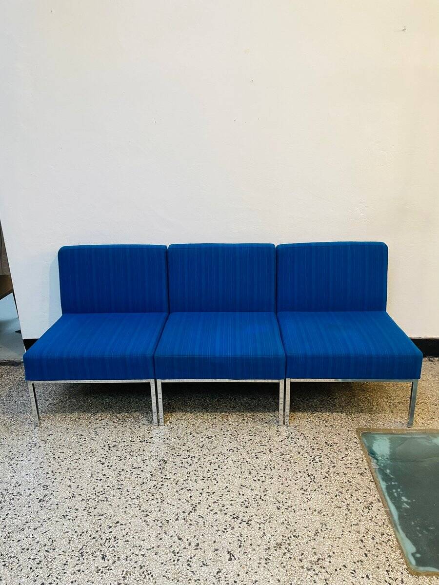 Modular mid-century armchairs, 1970s, set of 3