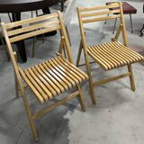 Vintage Scandinavian folding chairs