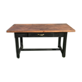 Solid wood farmhouse table