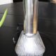 Glass & chrome suspension