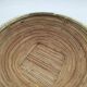 Rattan and brass basket