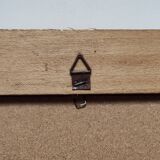 Large painted wood mirror