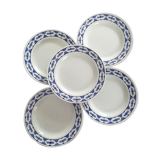 Retro blue pink plates