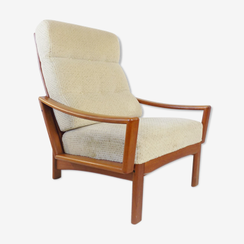 Glostrup teak armchair by Grete Jalk