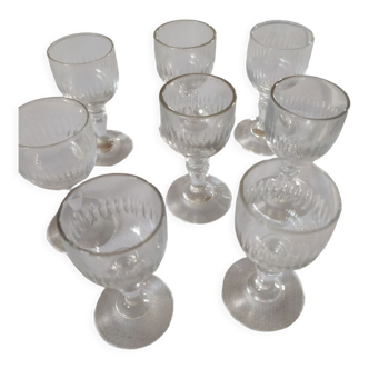 Crystal glasses for digestive