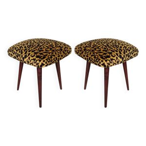 Paire de tabourets en
