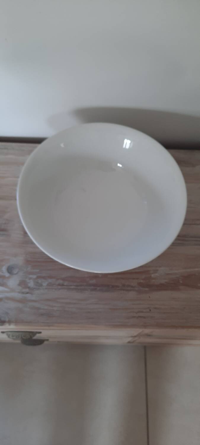 Grand saladier blanc Pillivuyt