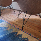 Pair of armchairs shell EGG rare rose PETAL Röthlisberger year 50