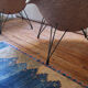 Pair of armchairs shell EGG rare rose PETAL Röthlisberger year 50