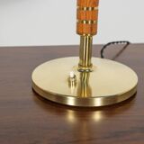 Vintage Modern Table Lamp in Brass by Bent Karlby for Lyfa, Denmark, 1956