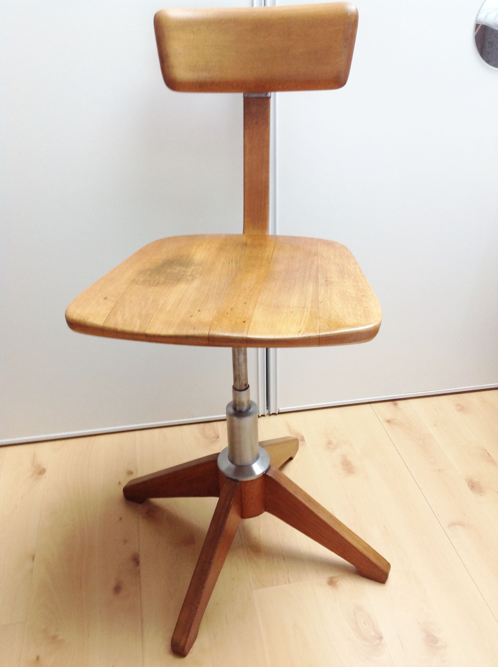 Industrial style swivel chair by Sedus Stoll / vintage 50s-60s