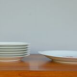 Set of 6 pie plates and dessert plates