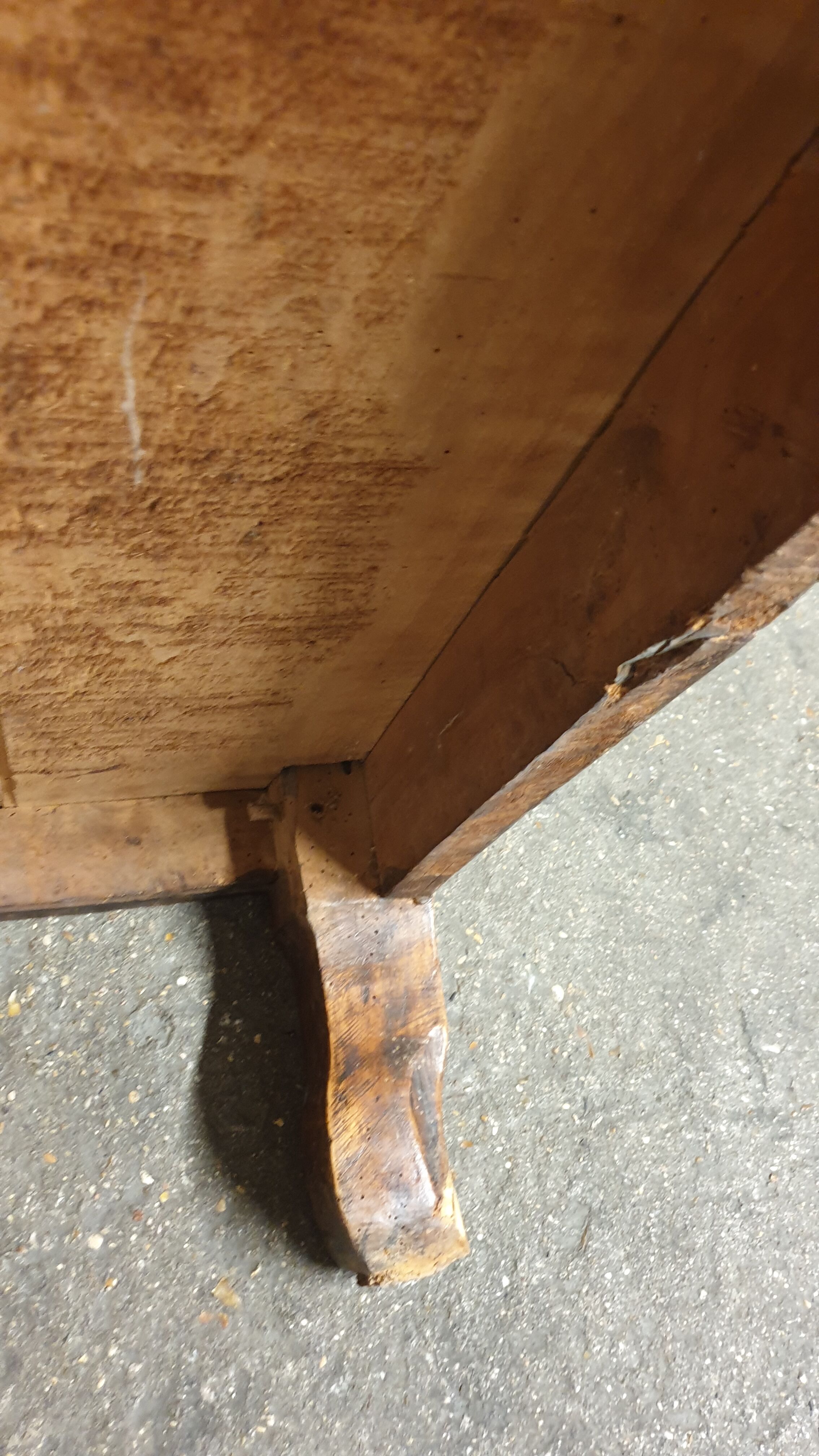 Louis XVI walnut chest of drawers