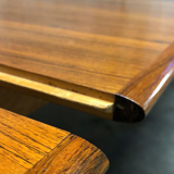Extendable Palisander Dining Table by Henry Rosengren Hansen for Brande, 1960s