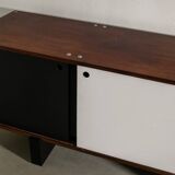 French Mid Century Wooden "Bloc" Sideboard by Charlotte Perriand, 1950s