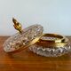 Crystal and gold metal candy