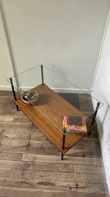 1960 Low Table with Double Tops