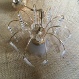 Hanging lamp with stamps