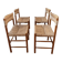 4 chairs Robert Sentou/Charlotte Perriand