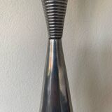 Large table lamp (108cm) designed by Kovacs and Sonneman for Escapade Paris vintage from the 80s in metal and chrome.