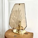 Smoked glass lamp